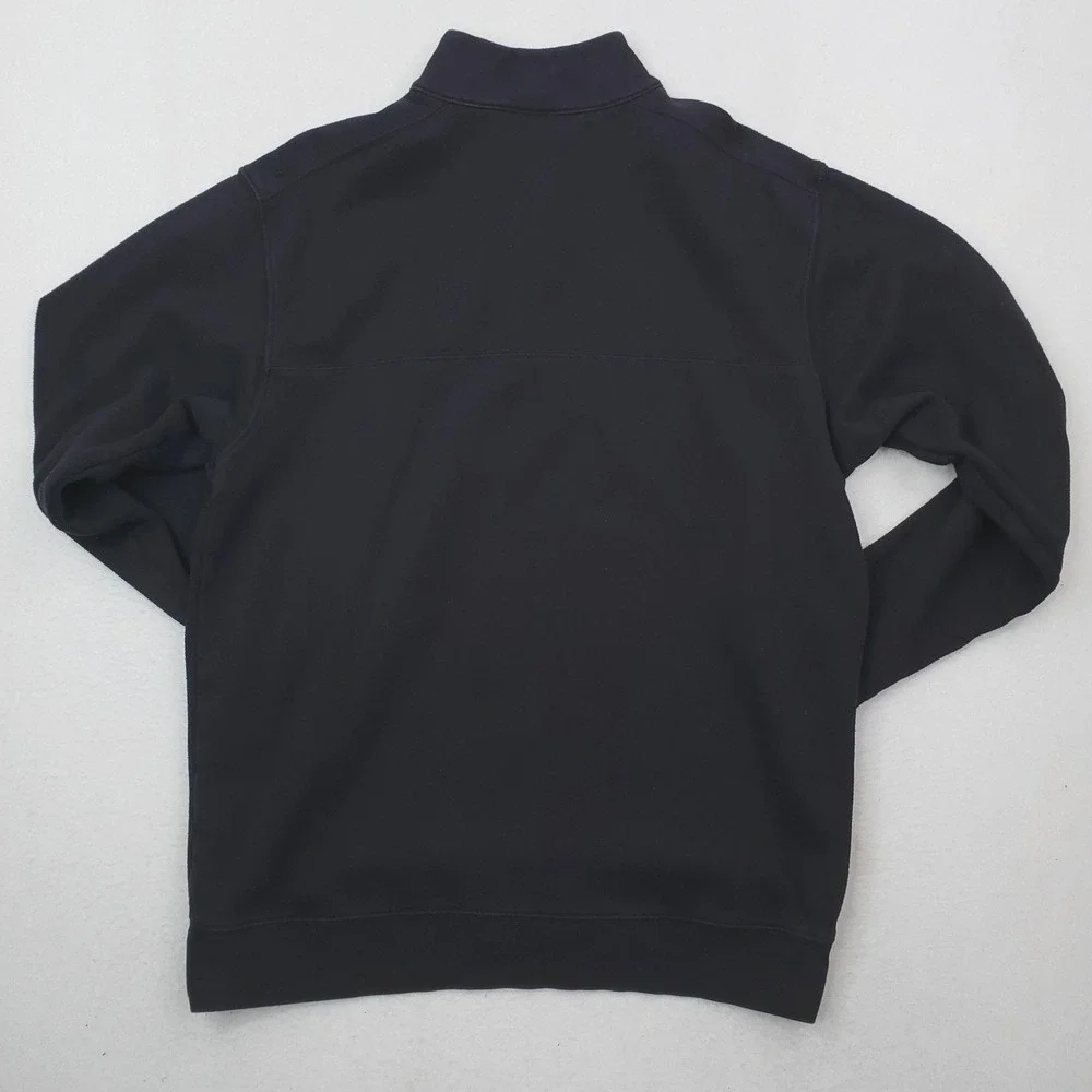 Columbia Quarter Zip Sweatshirt Mens Large Black Fleece Mock Neck Pullover